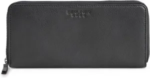 BERLINER BAGS Premium Genuine Leather Wallet Palma, RFID Blocking Credit Card Holder, Slim Womens Wallet, Zip Around Wallet for 14 Cards, Bills, Coins, ID Window - Black