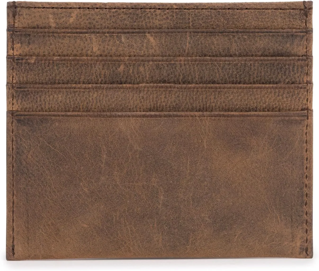 BERLINER BAGS Vintage Genuine Leather Card Wallet, RFID Blocking Card Holder, Front Pocket Wallets, Slim Wallet for Men and Women - Brown