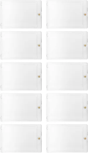 BESPORTBLE 10Pcs Magnetic Game Card Holder Transparent Playing Card Organizer Stylish Design for Display