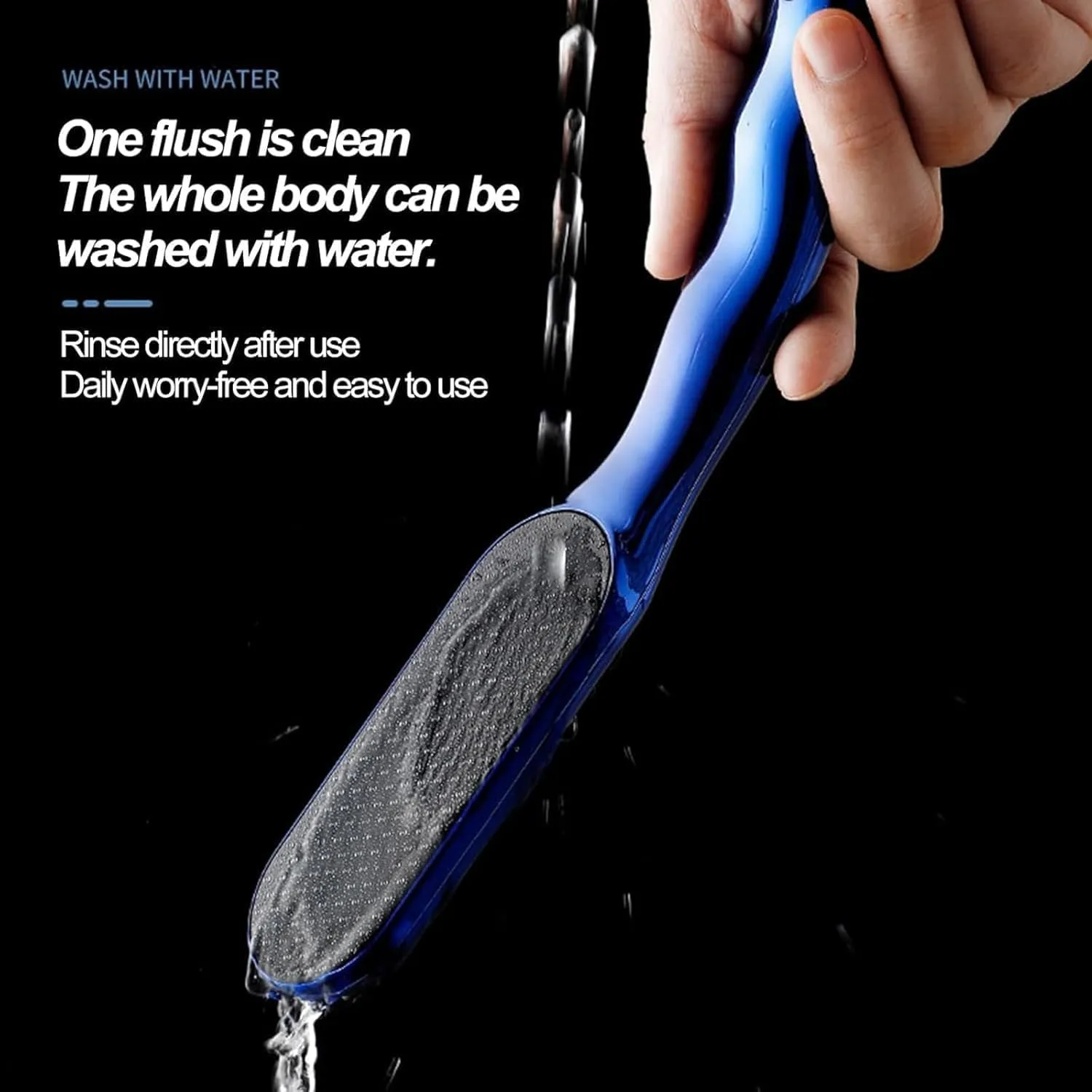Beyond The Cream Foot File, Nano Glass Foot File Callus Remover, Professional Foot Care Tools to Removes Hard Skin and Dead Skin for Dry and Wet Feet (Blue Gold)