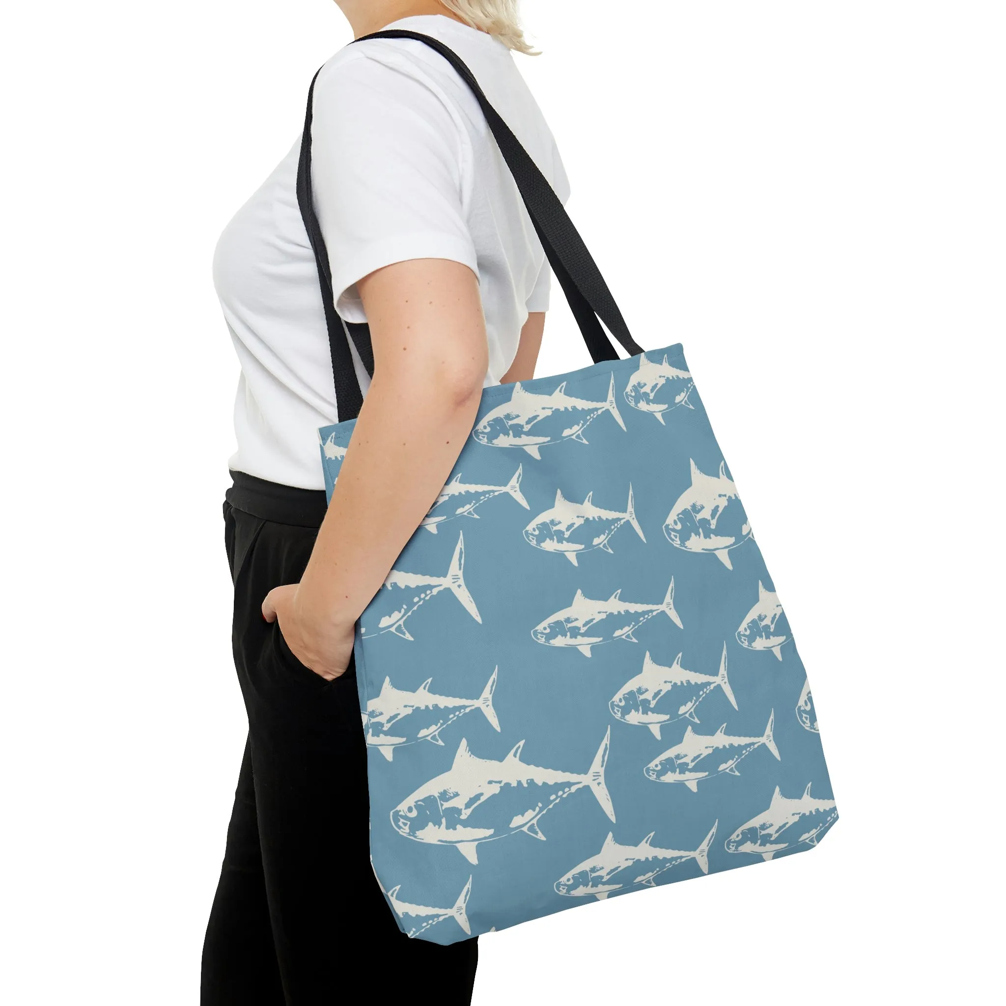 Black Fin Tuna Tote Bag