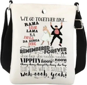 BNQL Musical Crossbody Bag We Go Together Like Movie Merchandise Gifts Fans Gift Shoulder Bag