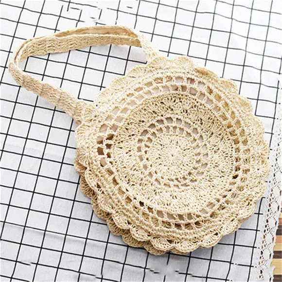 Bohemian Circle Beach Handbags, Circle Shoulder Bag