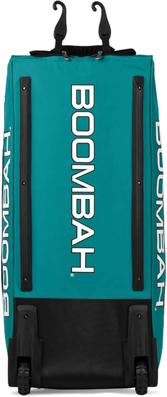 Boombah Brute Rolling Bat Bag - 35" x 15" x 12-1/2" - Multiple Color Options - Holds 4 Bats and Room for Gear - Wheeled Bag