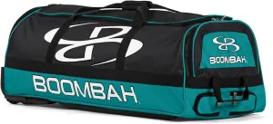 Boombah Brute Rolling Bat Bag - 35" x 15" x 12-1/2" - Multiple Color Options - Holds 4 Bats and Room for Gear - Wheeled Bag