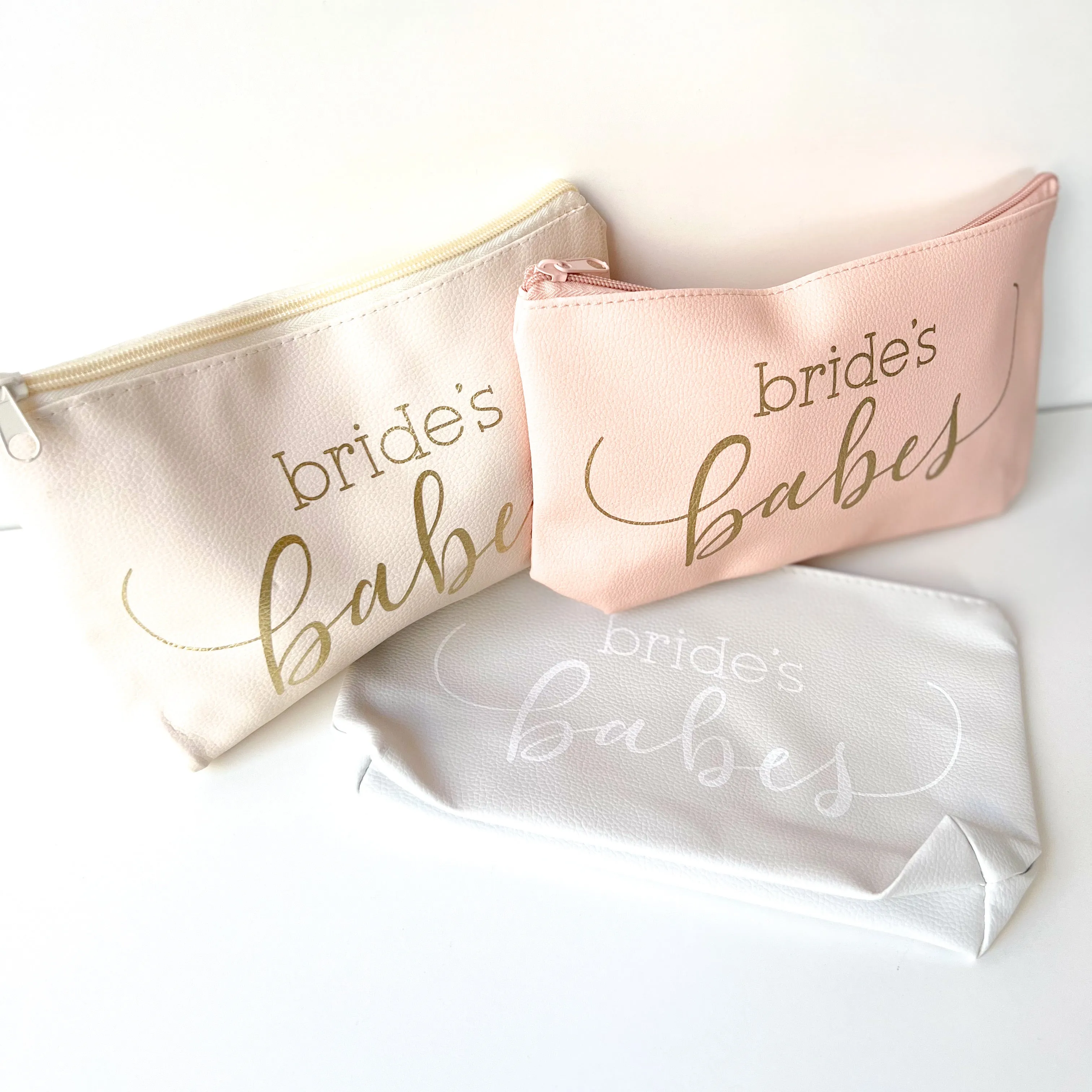Bridal Party - Makeup Bags (Set of 4)