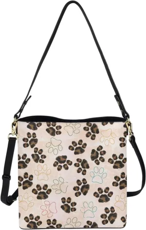 Bucket Purse with Adjustable Strap Womens Leather Tote Bag Travel Totes