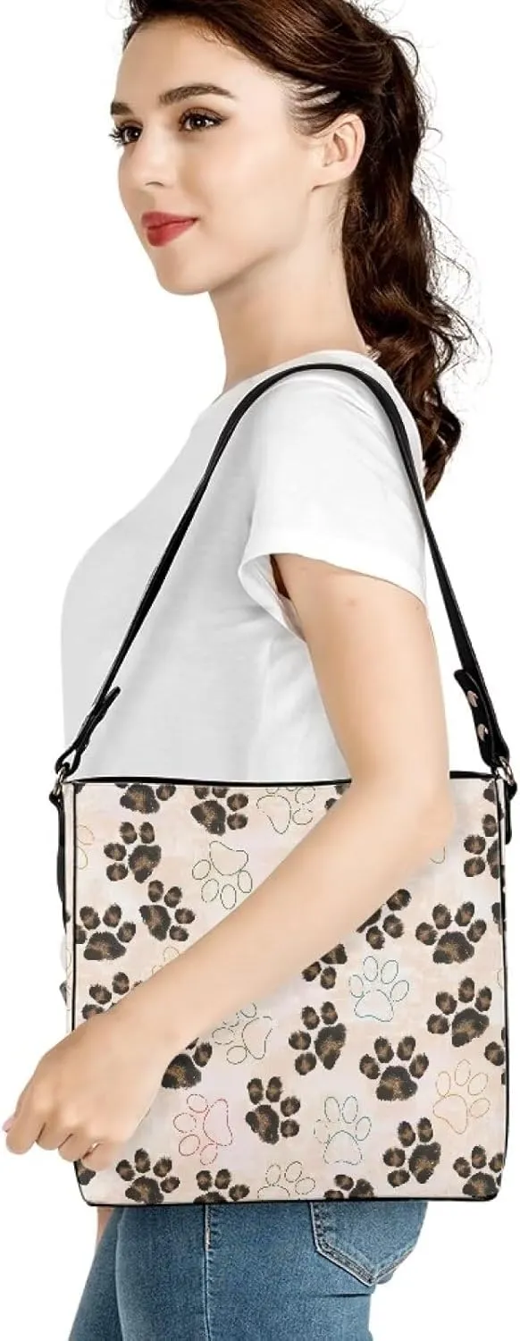 Bucket Purse with Adjustable Strap Womens Leather Tote Bag Travel Totes