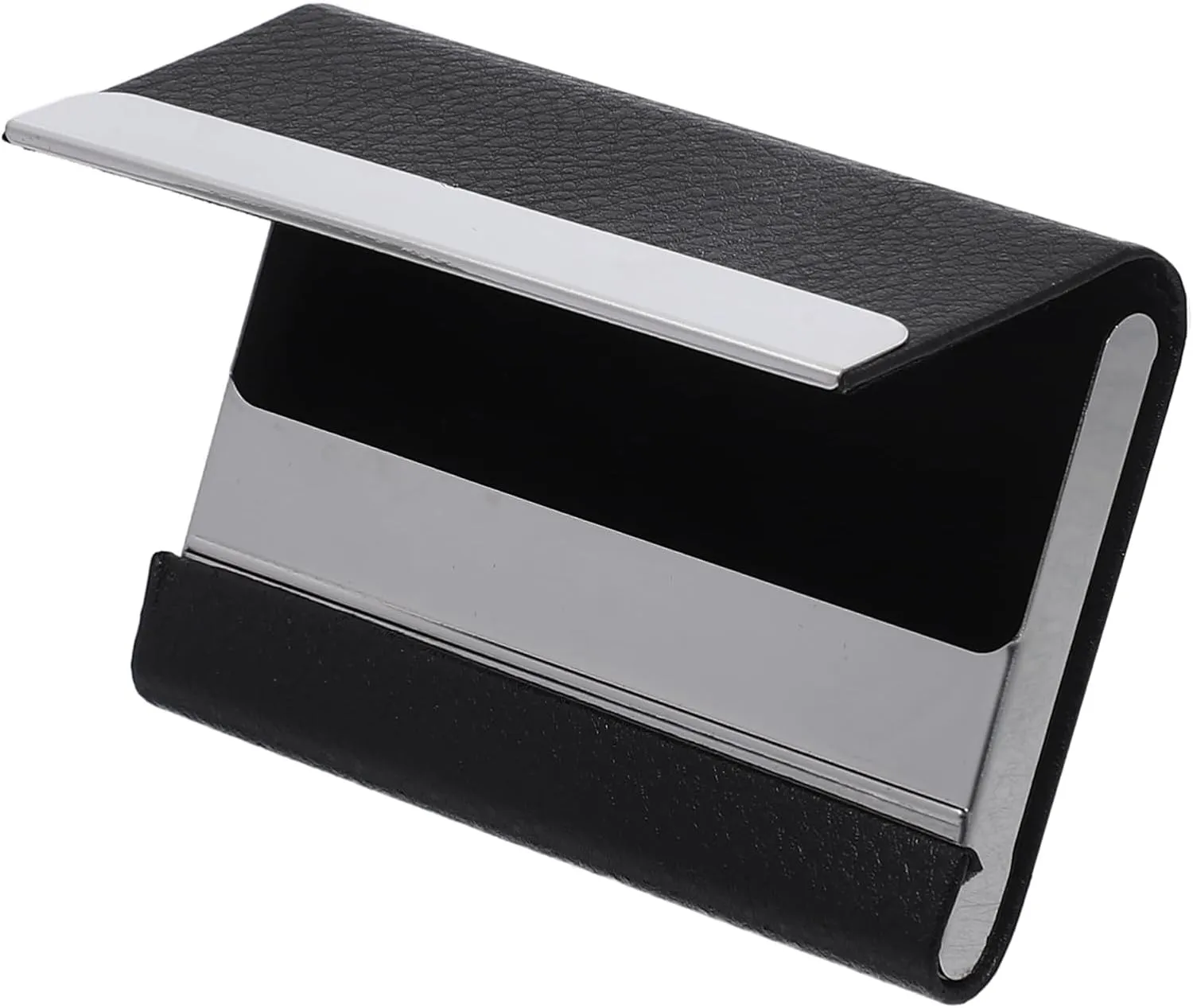 Business Card Holder Organizer Name Card Holder with Magnetic Closure Portable Design for Suit Pocket Handbag present for Professionals