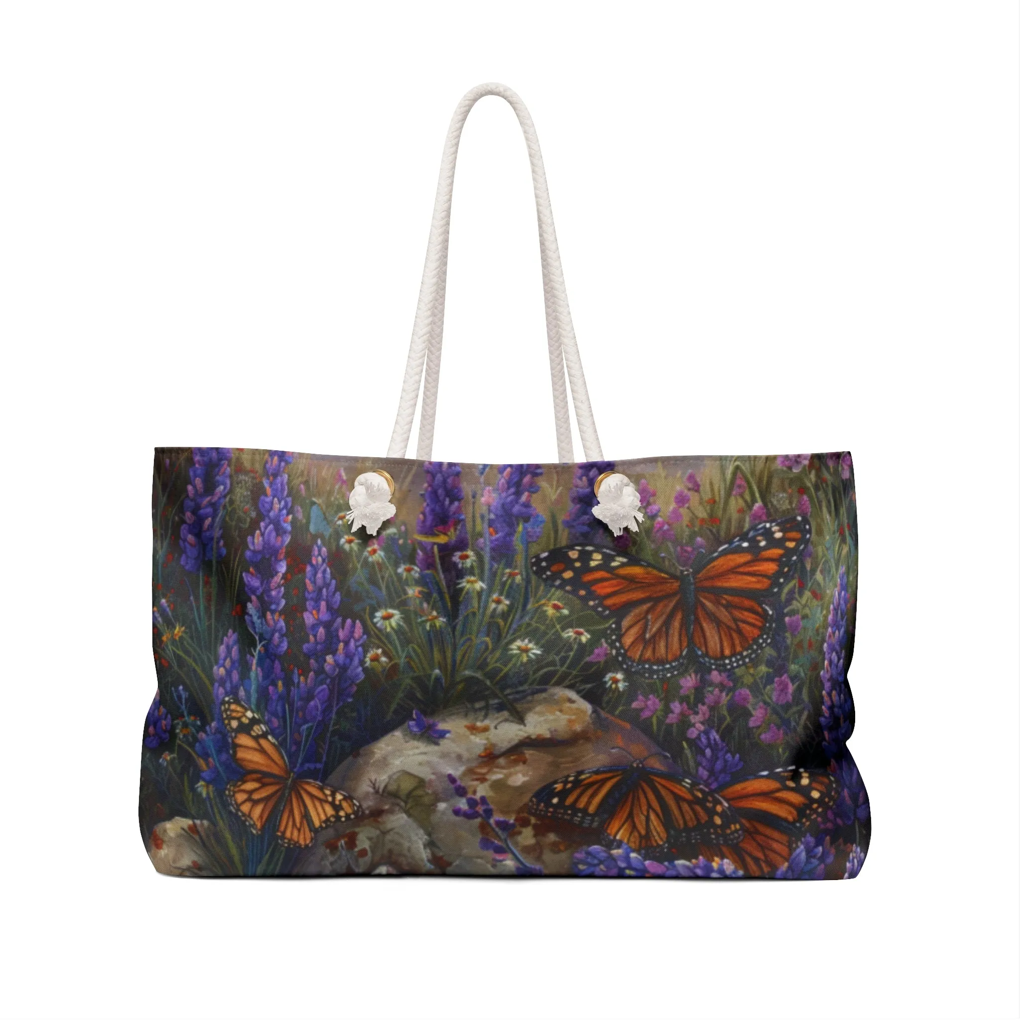 Butterfly Flowers 1 Weekender Bag
