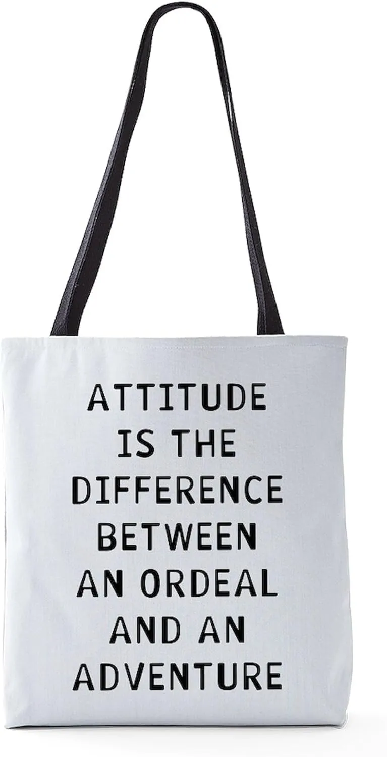 CafePress Attitude 18"x18" Reusable Grocery Shopping Sling Tote Bag