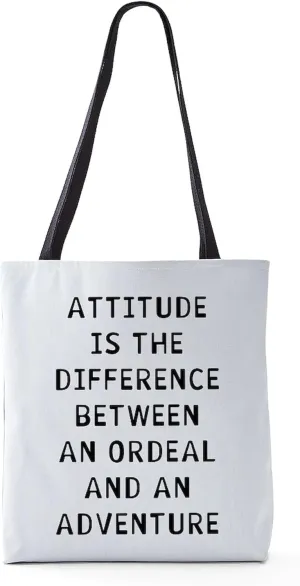 CafePress Attitude 18"x18" Reusable Grocery Shopping Sling Tote Bag