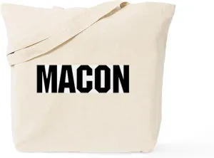 CafePress Macon, Georgia Tote Bag Natural Canvas Tote Bag, Reusable Shopping Bag