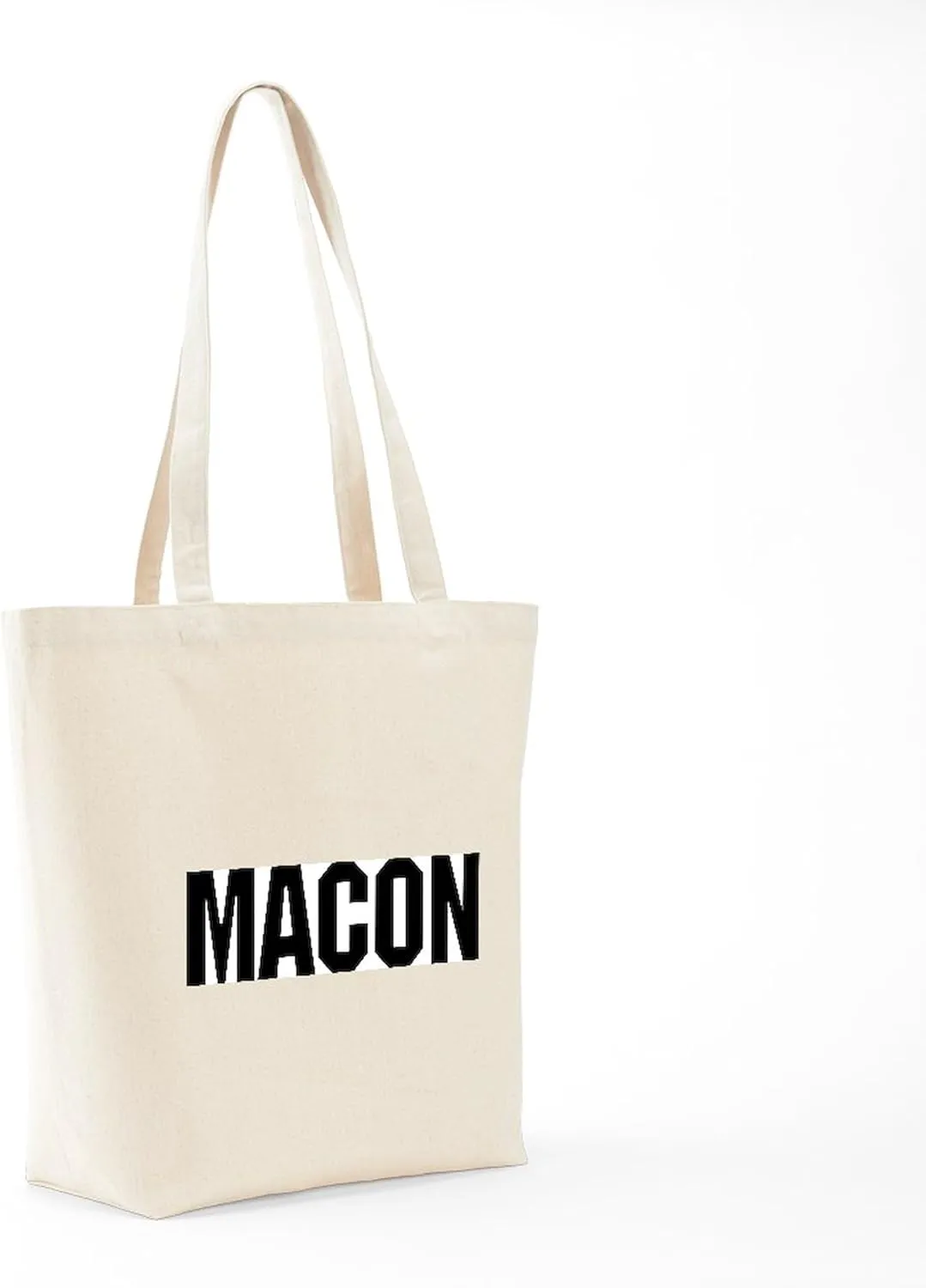 CafePress Macon, Georgia Tote Bag Natural Canvas Tote Bag, Reusable Shopping Bag