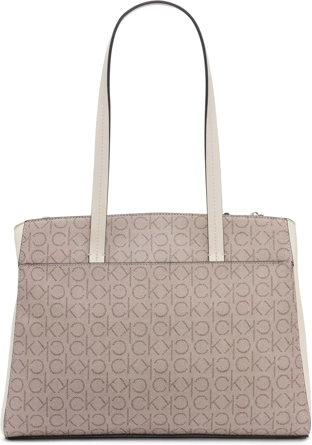 Calvin Klein Women's Hadley Tote Bag – 2 in 1, Vegan Leather, 5 Pockets