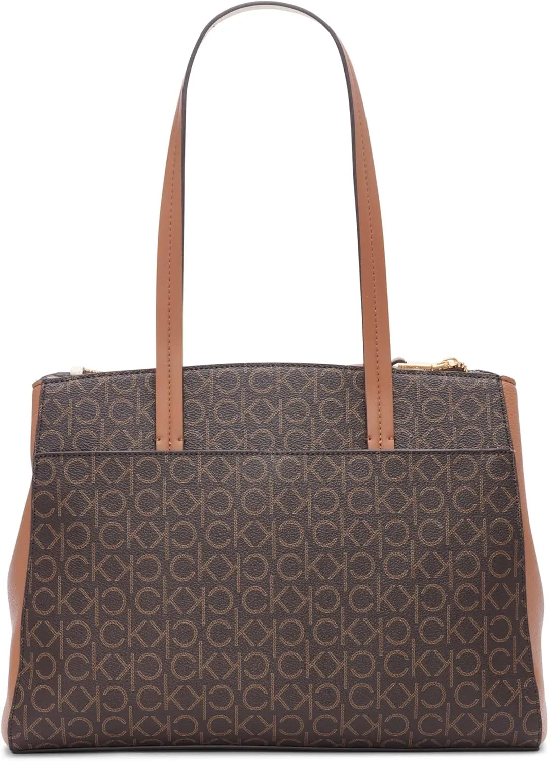 Calvin Klein Women's Hadley Tote Bag – 2 in 1, Vegan Leather, 5 Pockets