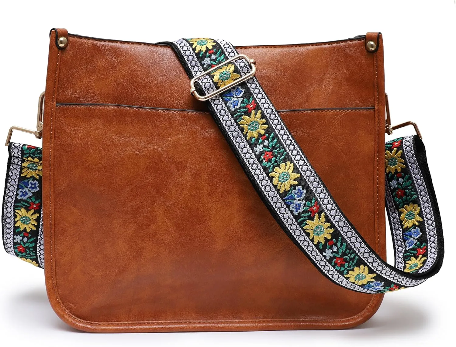 Canvas Crossbody Strap for Handbags - Wide Adjustable Shoulder Strap Replacement