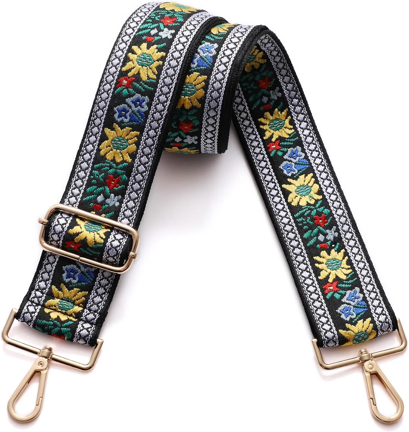 Canvas Crossbody Strap for Handbags - Wide Adjustable Shoulder Strap Replacement