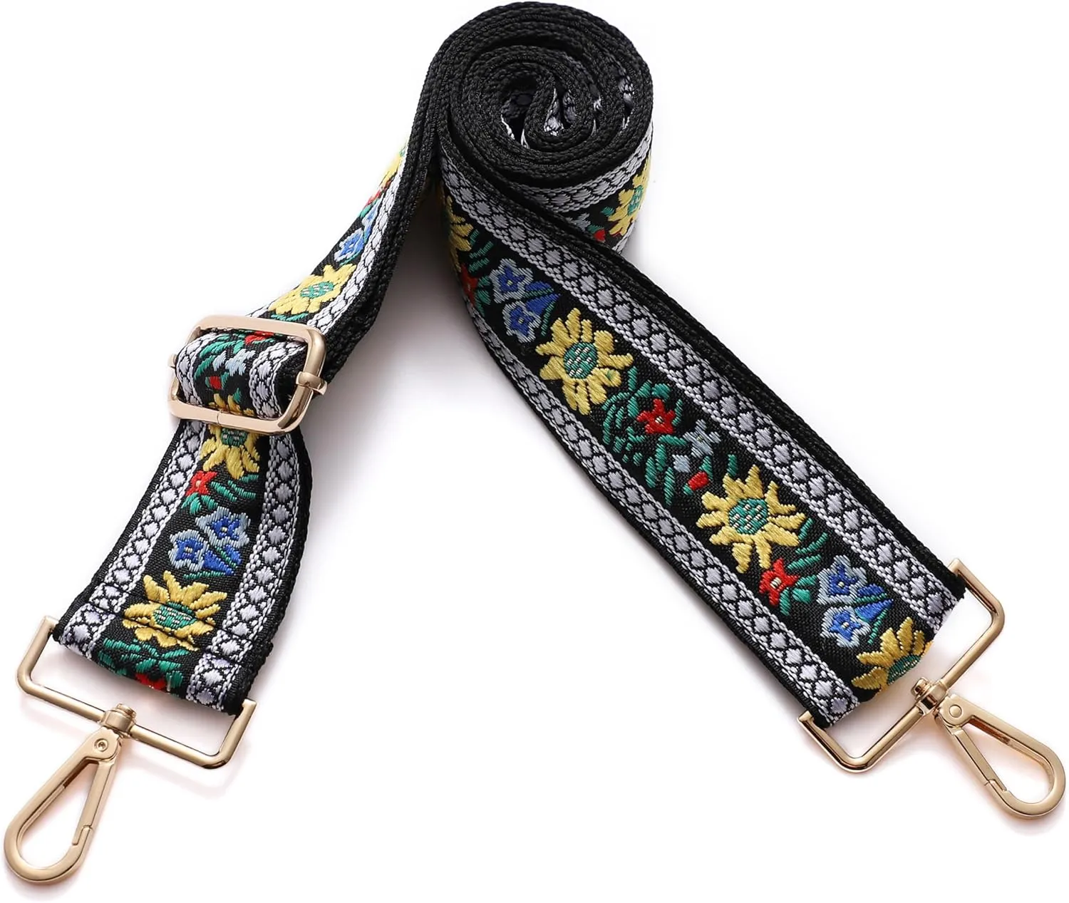 Canvas Crossbody Strap for Handbags - Wide Adjustable Shoulder Strap Replacement