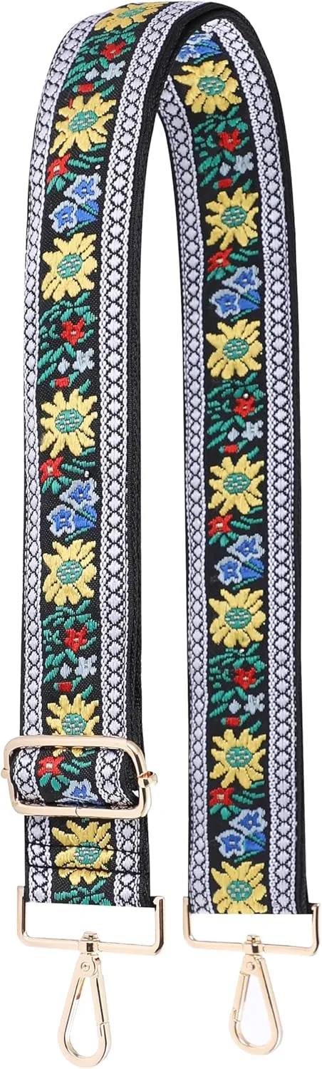 Canvas Crossbody Strap for Handbags - Wide Adjustable Shoulder Strap Replacement