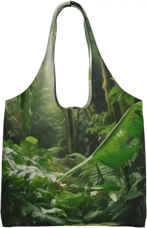 Canvas Tote Bag for Women Purse Tropical Rainforest Handbags Totes Crossbody Shoulder Shopping Bag