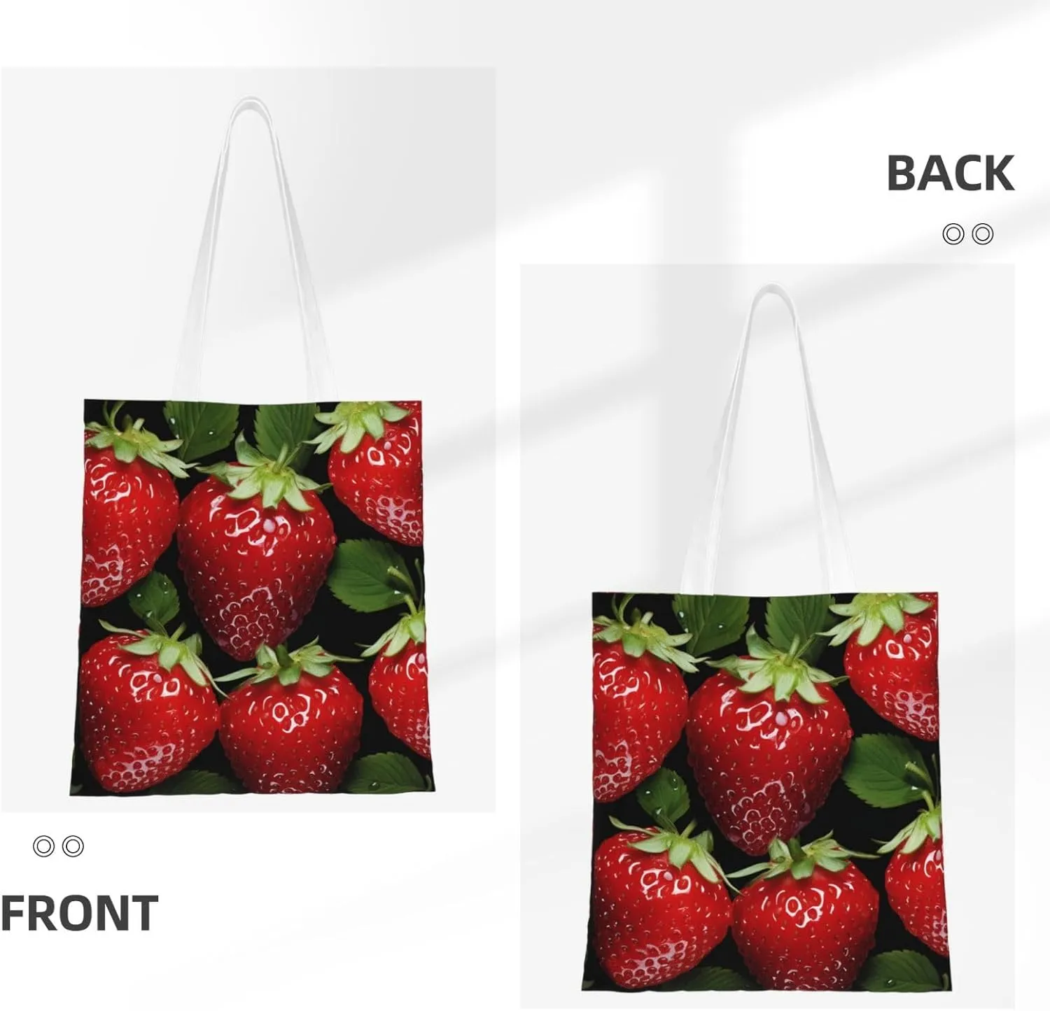 Canvas Tote Bag For Women Reusable Shopping Bag Casual Stars Crimson And Blue Shoulder Bag Handbag For Travel