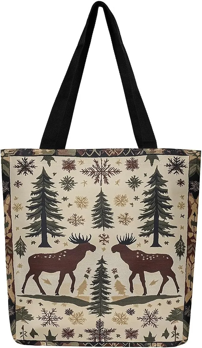 Castle Fairy Dragon Canvas Tote Bag Aesthetic for Women,Cute Axolotl Reusable Grocery Handbag