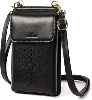 Claasico Womens Crossbody Wallet & Phone Case | iPhone/Samsung/LG Magnet Cell Pouch & Handbag