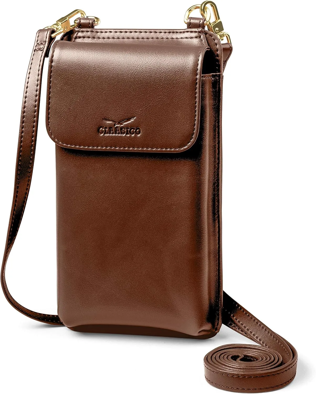 Claasico Womens Crossbody Wallet & Phone Case | iPhone/Samsung/LG Magnet Cell Pouch & Handbag