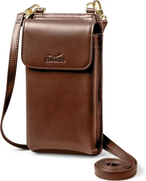 Claasico Womens Crossbody Wallet & Phone Case | iPhone/Samsung/LG Magnet Cell Pouch & Handbag
