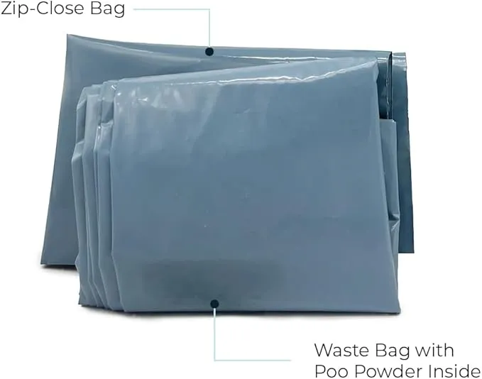 Cleanwaste WAG Portable Toilet Bags-100-Pack