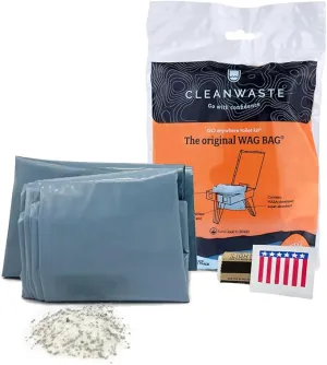 Cleanwaste WAG Portable Toilet Bags-100-Pack