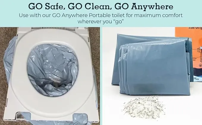 Cleanwaste WAG Portable Toilet Bags-100-Pack
