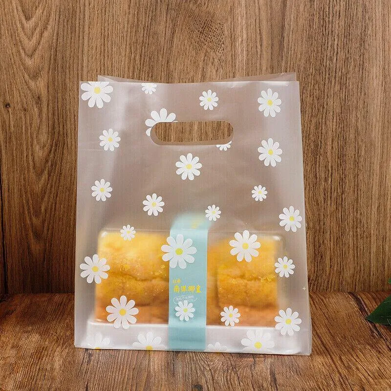 Clear Gift Bags with Handle 100PCS