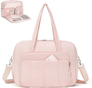 CLUCI Duffle Bag for Travel,Carry on Bag Travel Bags for Women Puffer Tote Bag Small Duffel Bag Overnight Weekender Bags Gym Bag,Carry On Luggage Bags with Laptop Compartment