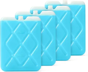 Coleman X-treme Chill Reusable Ice Packs, Slim Ice Packs for Coolers & Lunch Bags, Leak-Proof Ice Brick Freezer Pack for School, Work, Lunches, Trips & Injuries