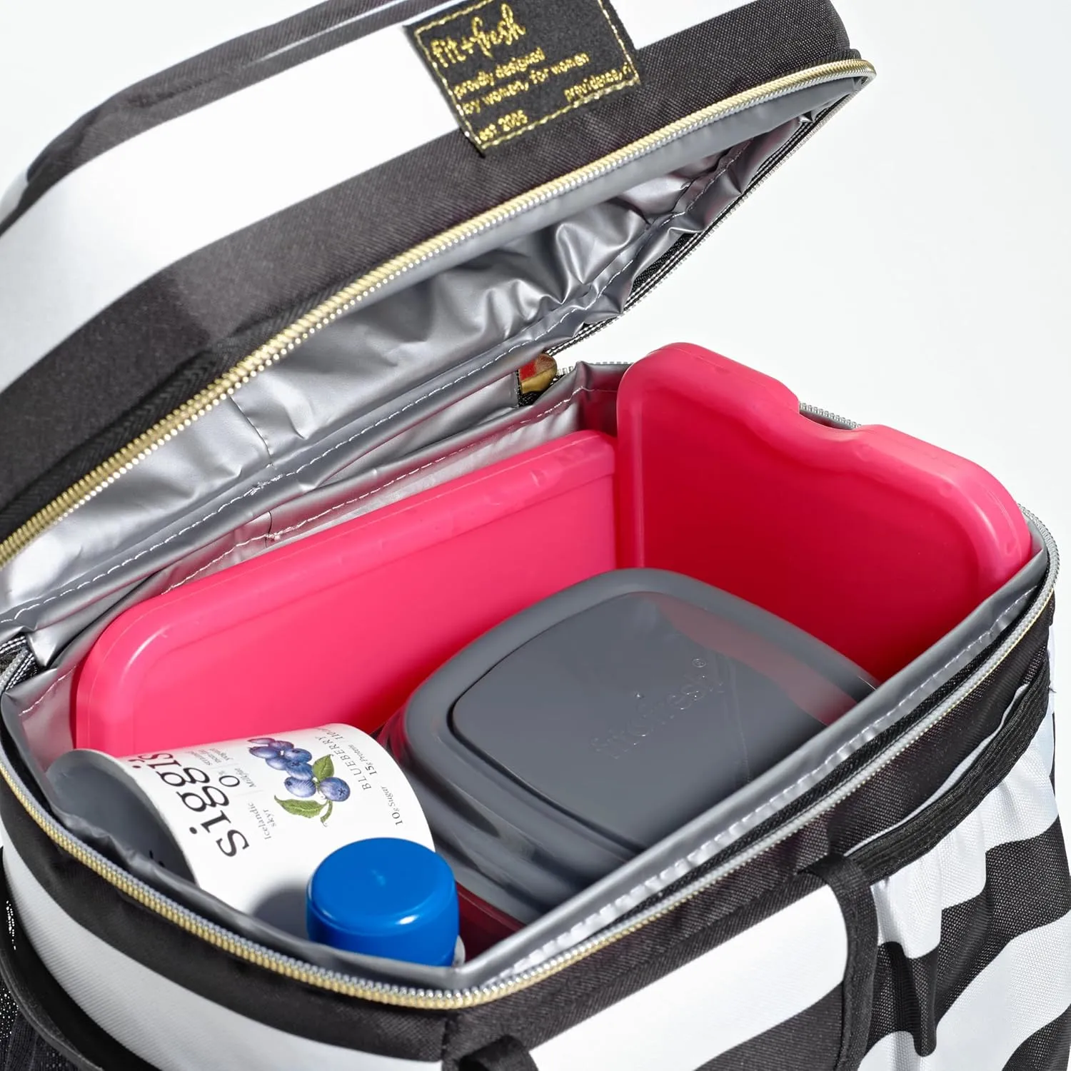 Cool Coolers by Fit   Fresh Slim Compact Reusable XL Ice Pack, Perfect for Lunch Boxes, Coolers, and Beach Bags