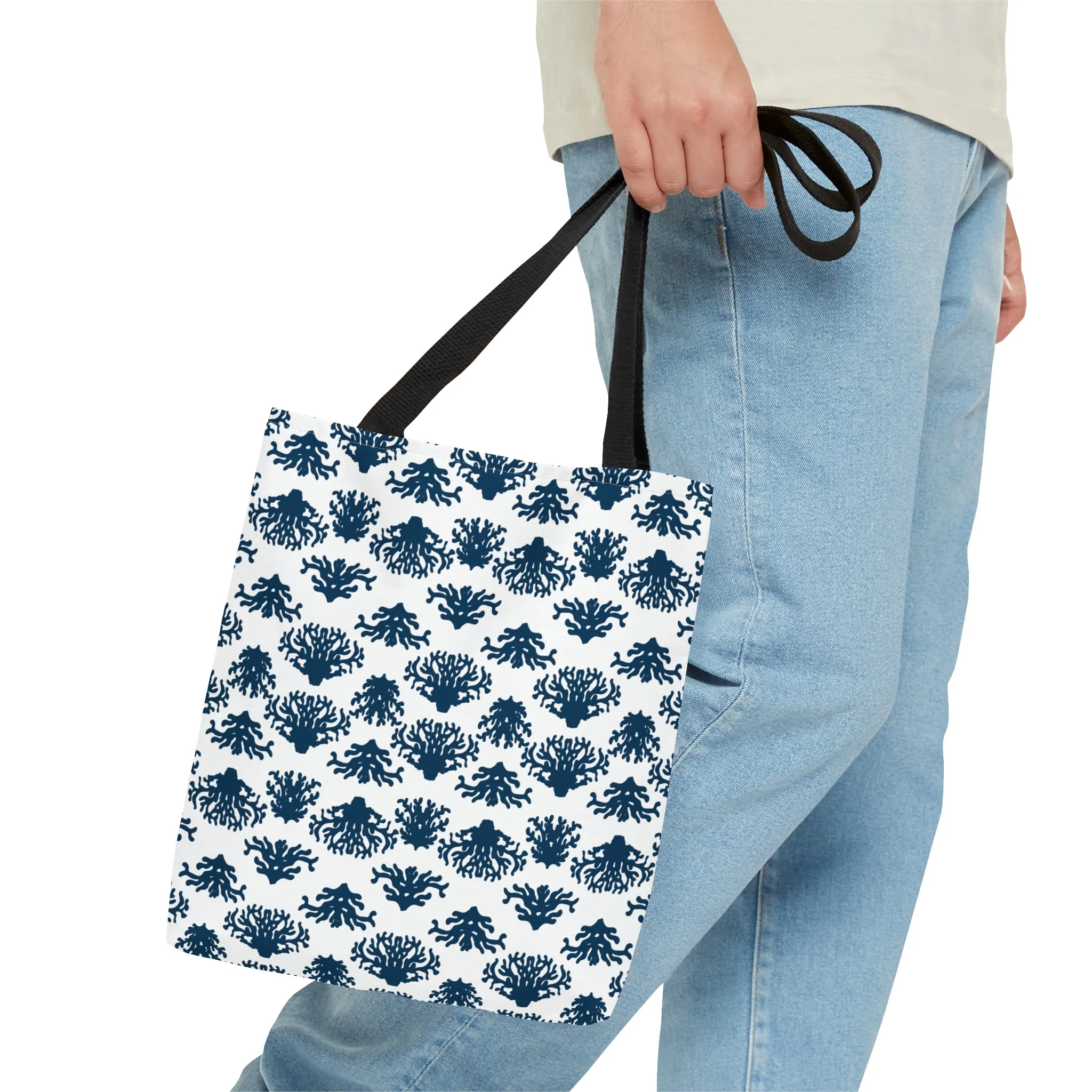 Coral Blues Tote Bag