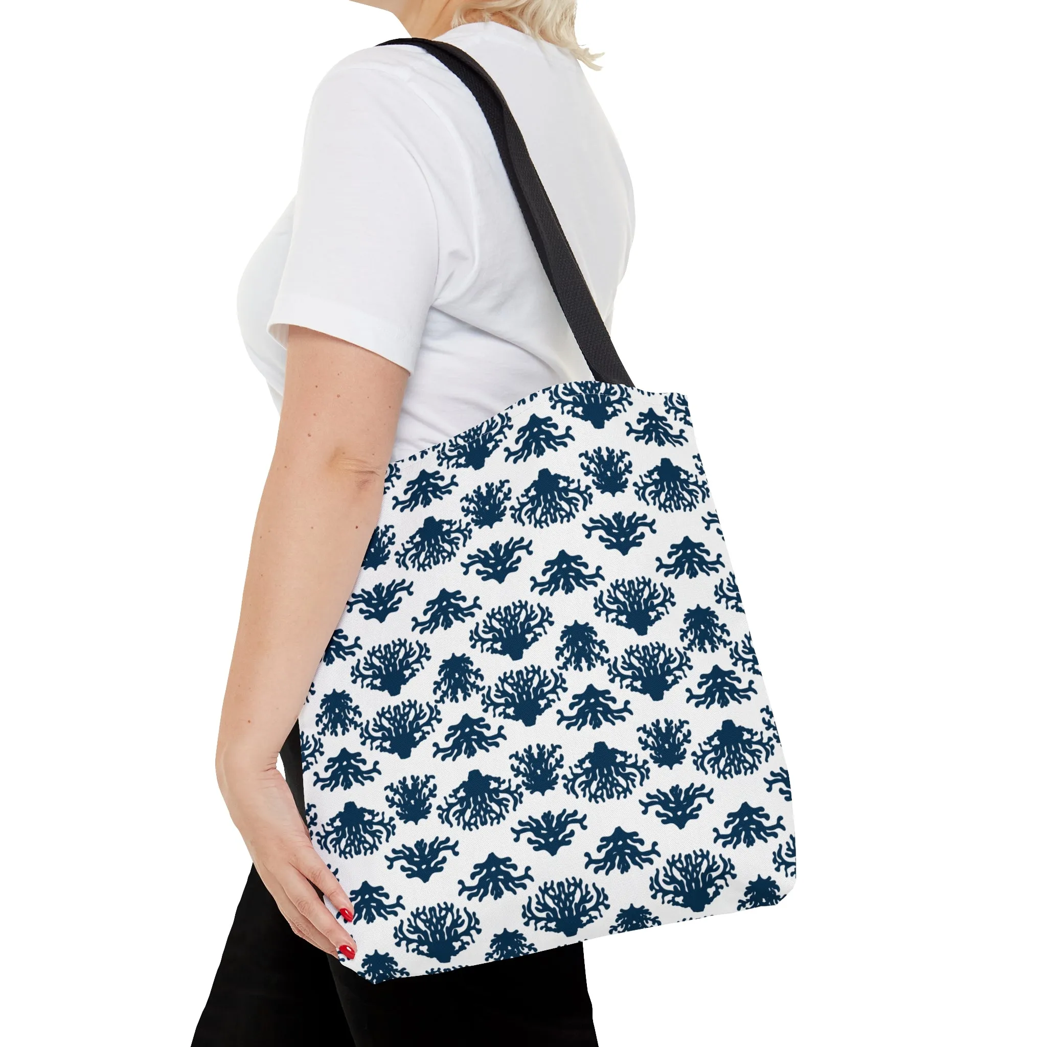 Coral Blues Tote Bag