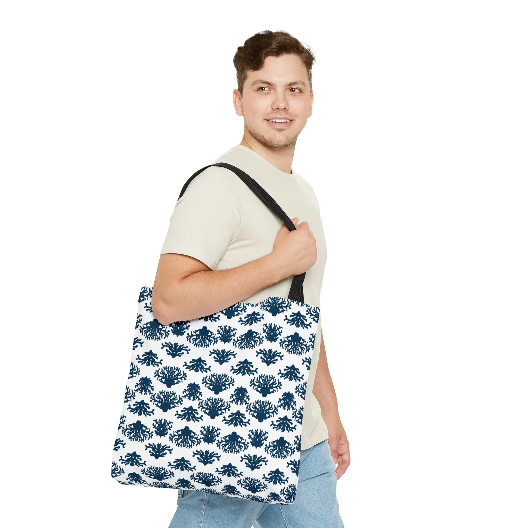 Coral Blues Tote Bag