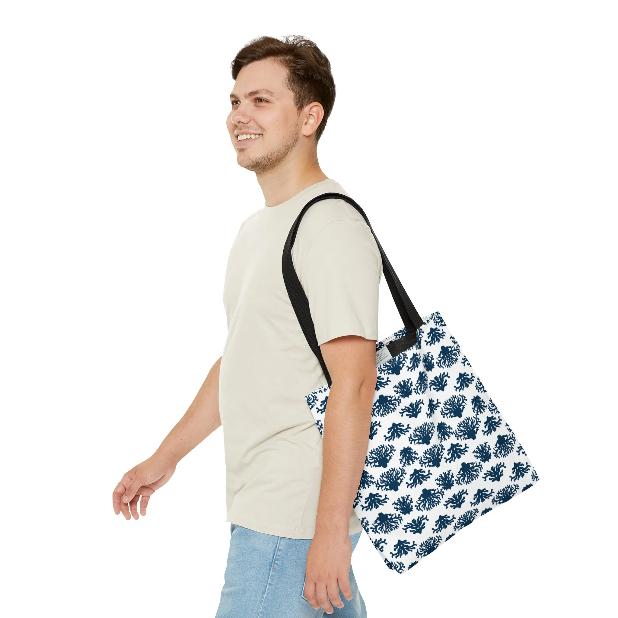 Coral Blues Tote Bag
