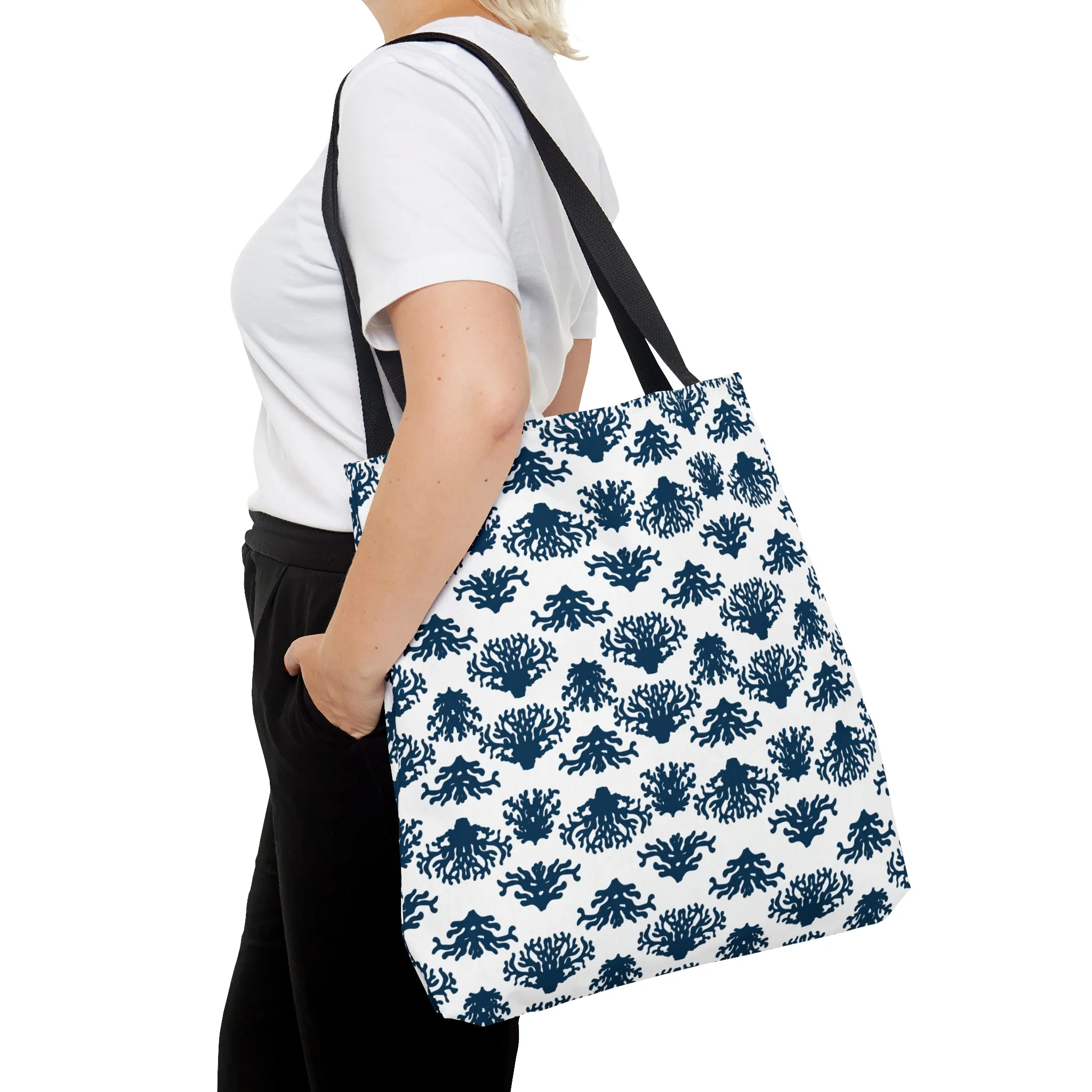 Coral Blues Tote Bag