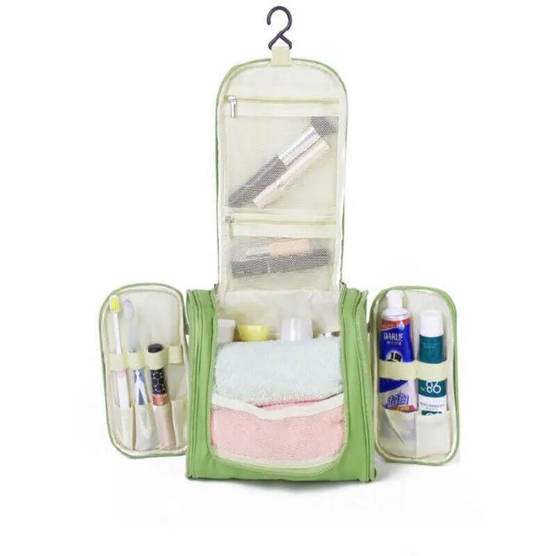 Cosmetic Bag 1PC 7Colours Nylon Toiletry Organizer