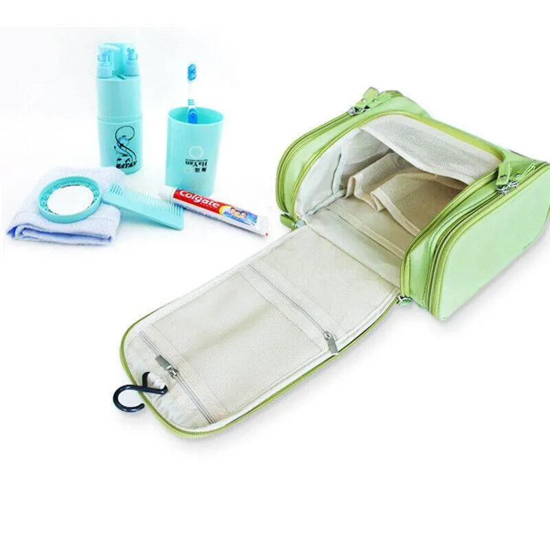 Cosmetic Bag 1PC 7Colours Nylon Toiletry Organizer