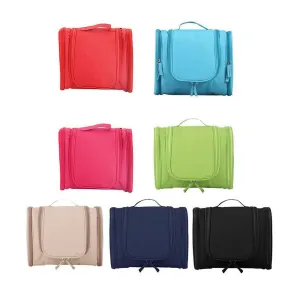 Cosmetic Bag 1PC 7Colours Nylon Toiletry Organizer