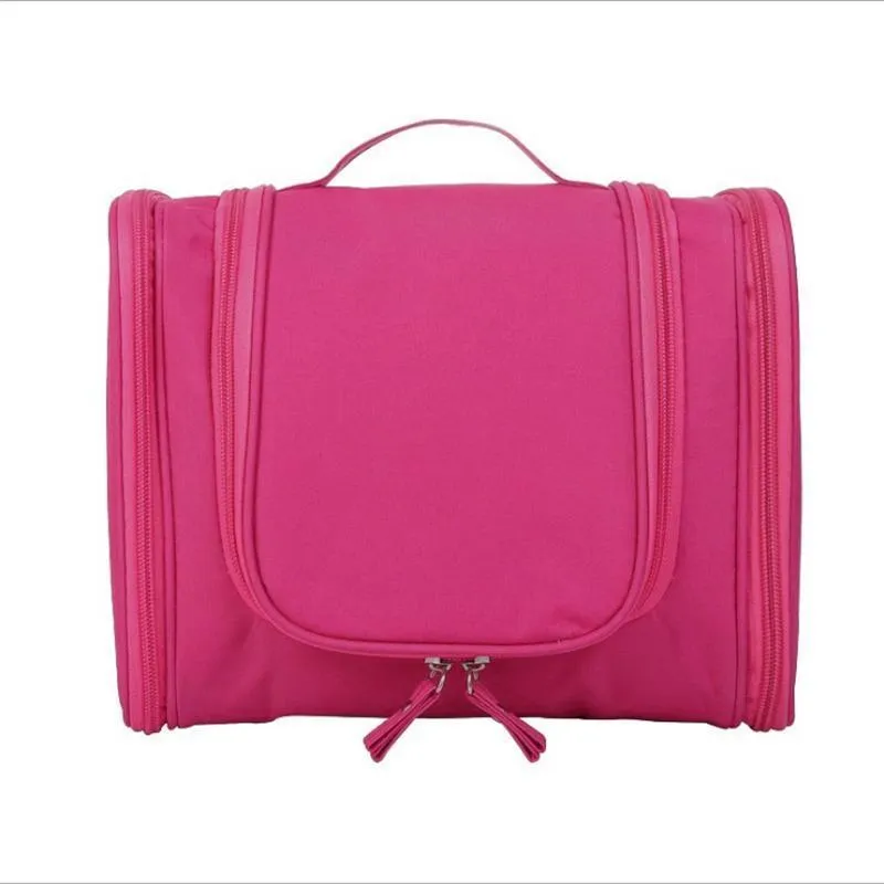 Cosmetic Bag 1PC 7Colours Nylon Toiletry Organizer