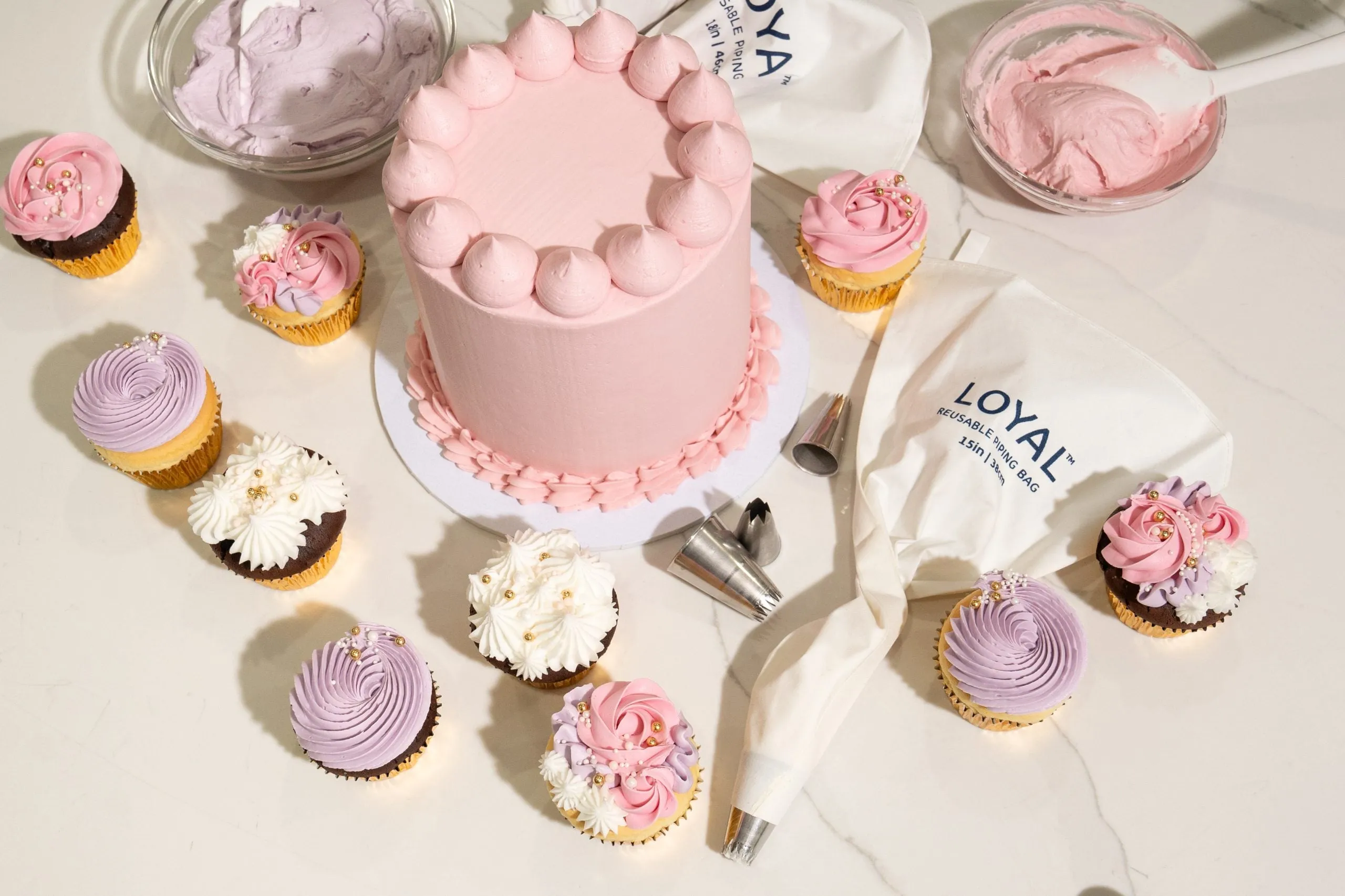 Cotton Piping Bag Set (3pc)