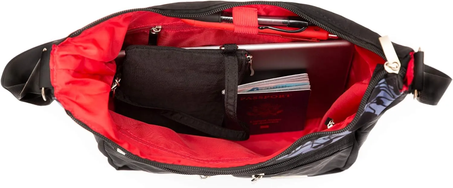Crossbody Purse with RFID Passport Holder, Shoulder Bag for Women, Lightweight Bag for Travel, Cruise and Everyday