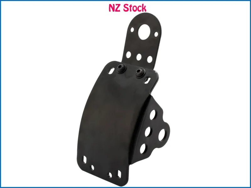 Curved Side Mount License Plate Tail Light Bracket for Harley Bobber Chopper