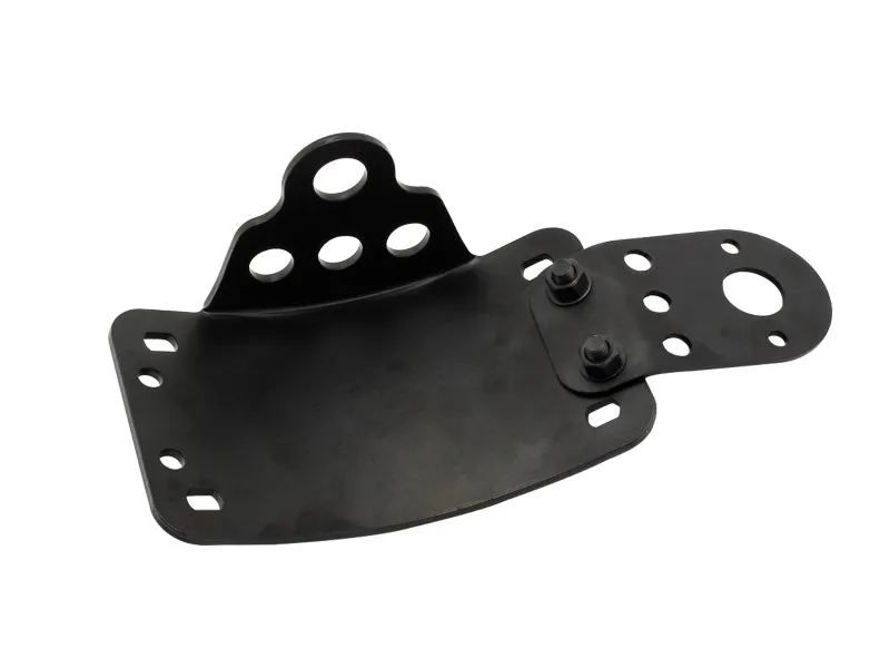 Curved Side Mount License Plate Tail Light Bracket for Harley Bobber Chopper